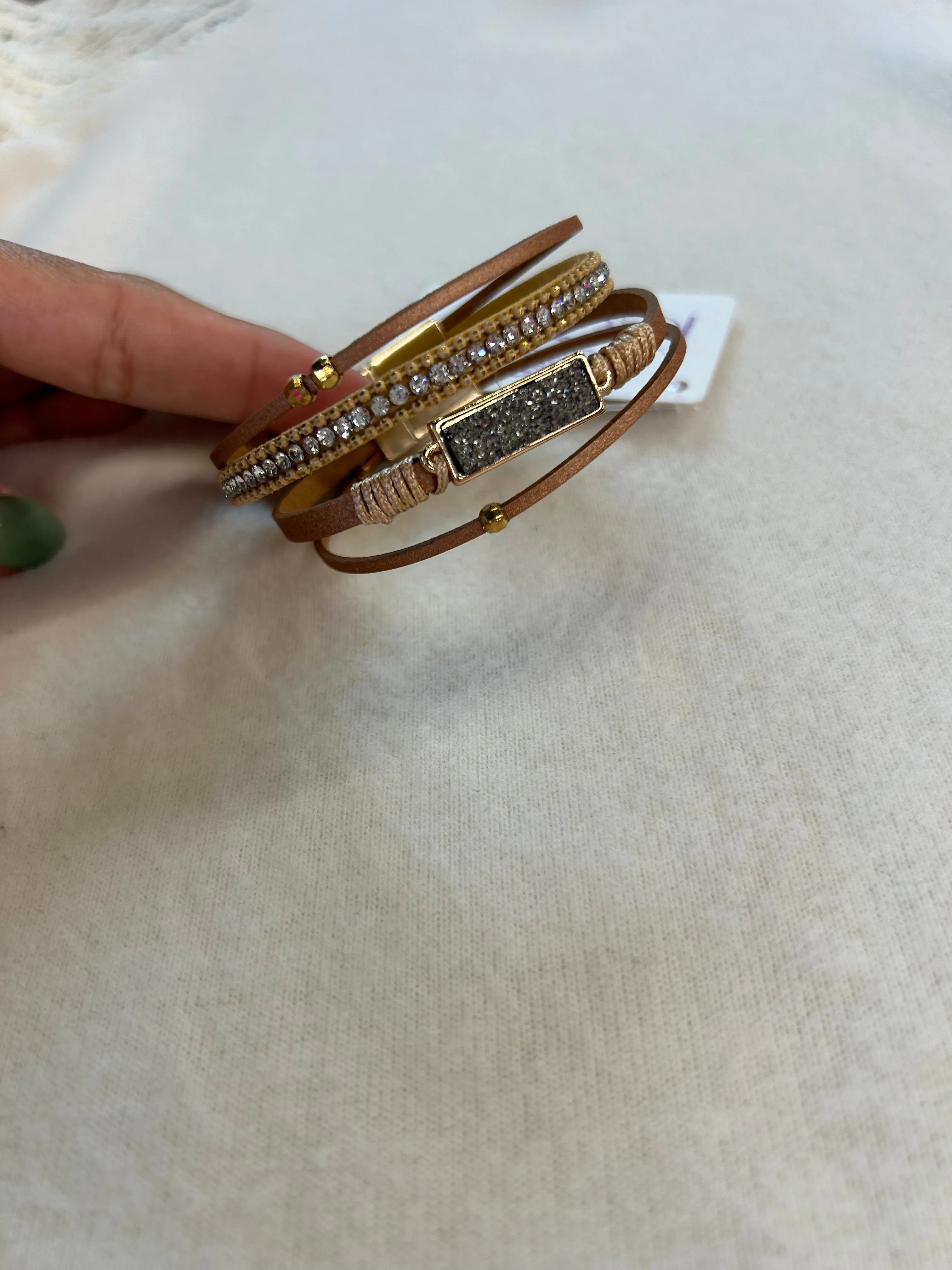 Leather Magnetic Bracelets