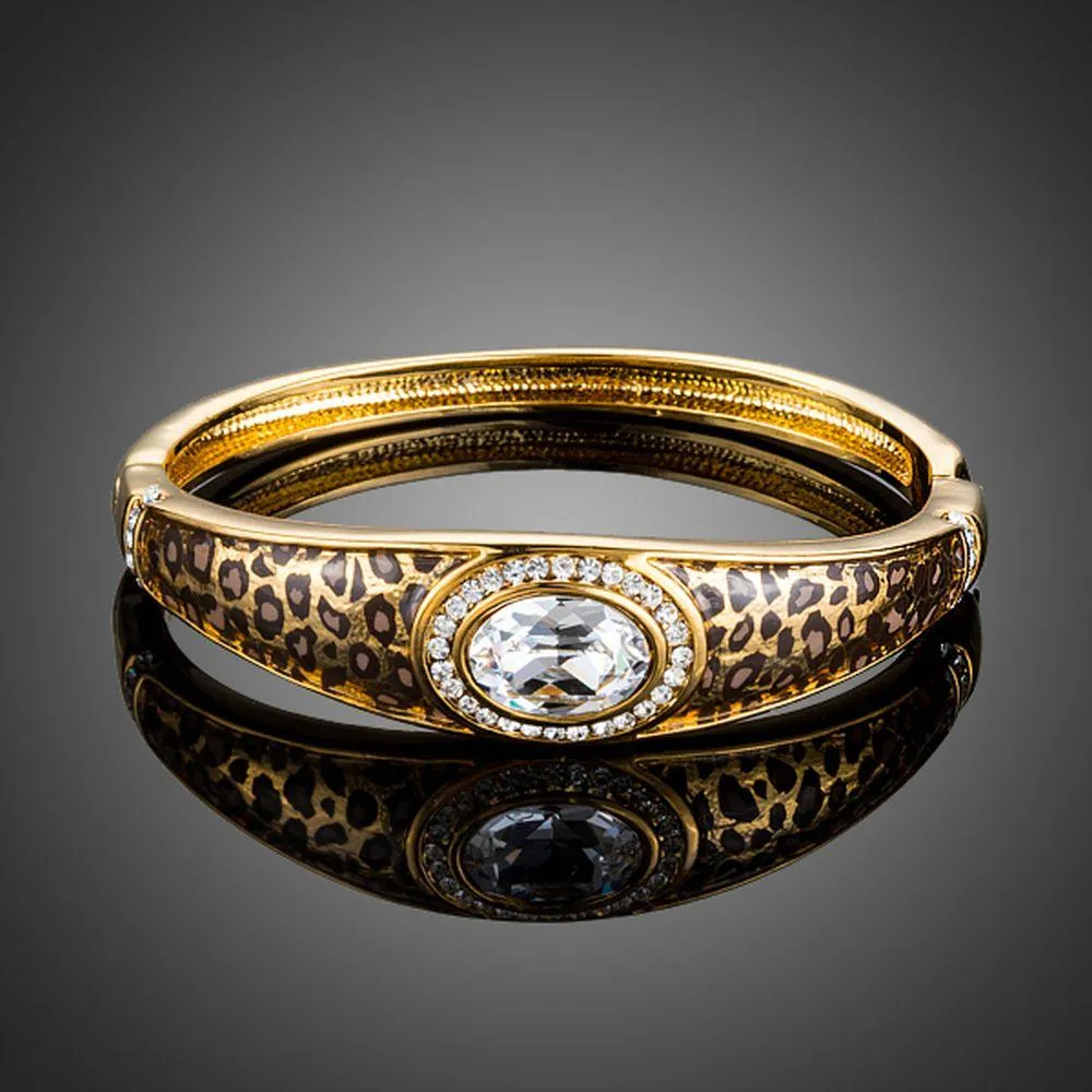 Leopard Crystal Bangle -KBQ0065