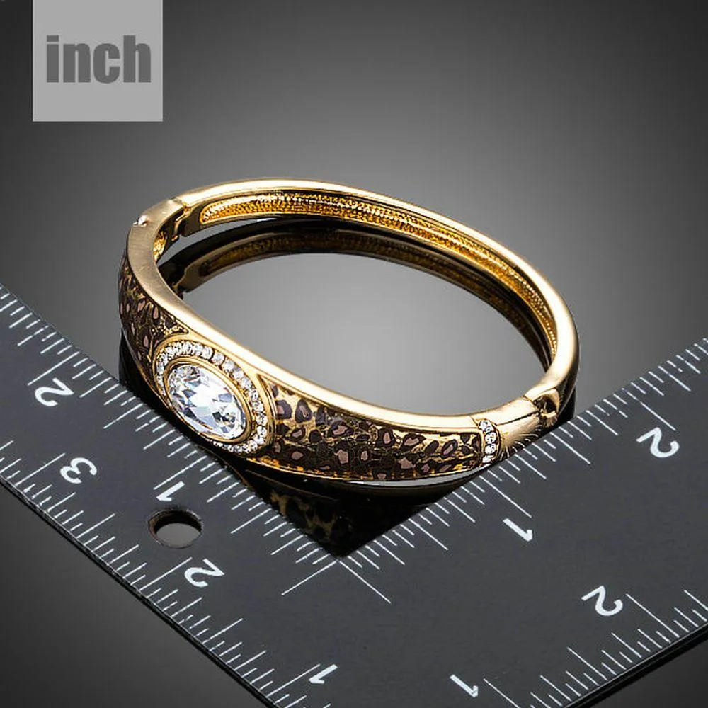Leopard Crystal Bangle -KBQ0065