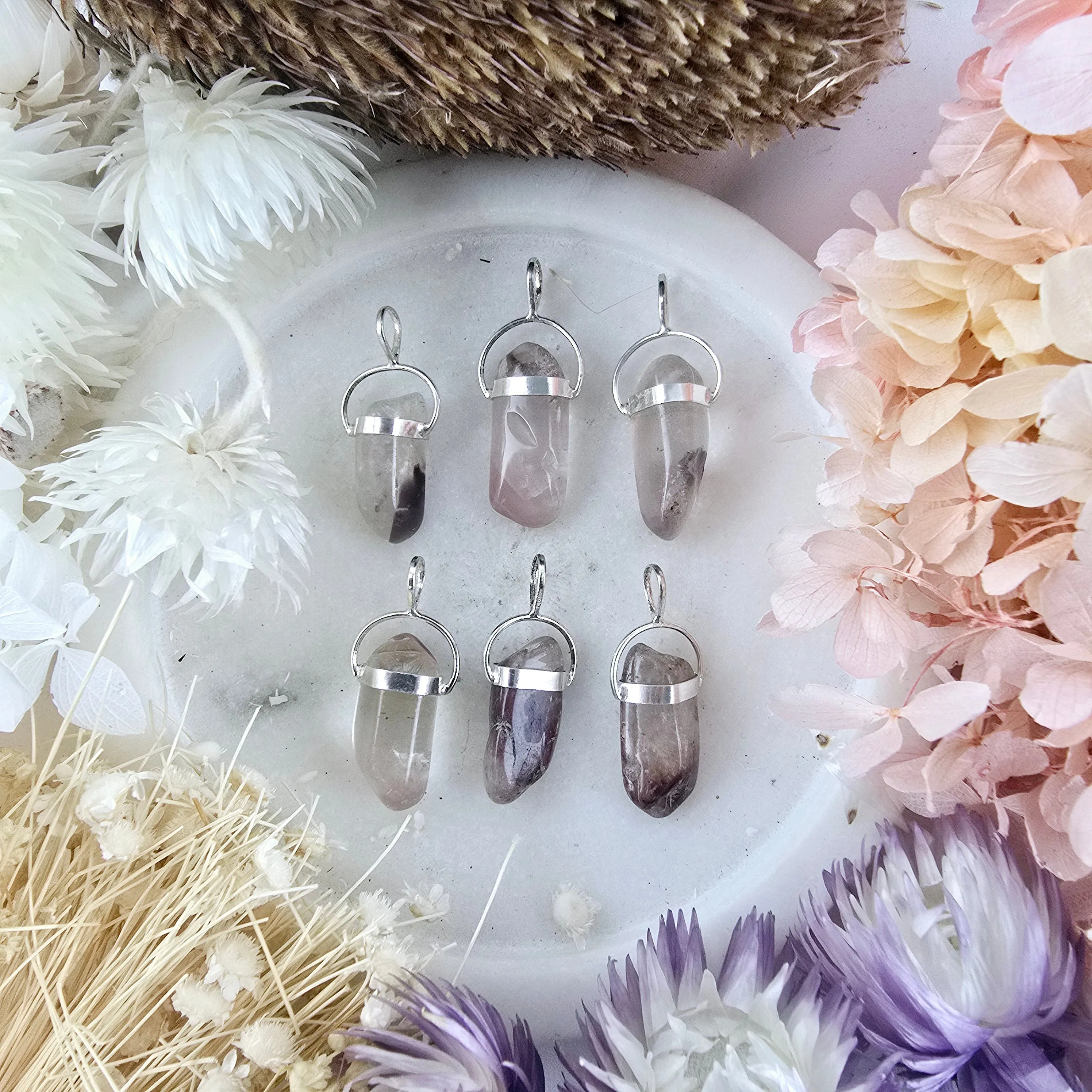 Lithium Quartz Tumbled Pendant