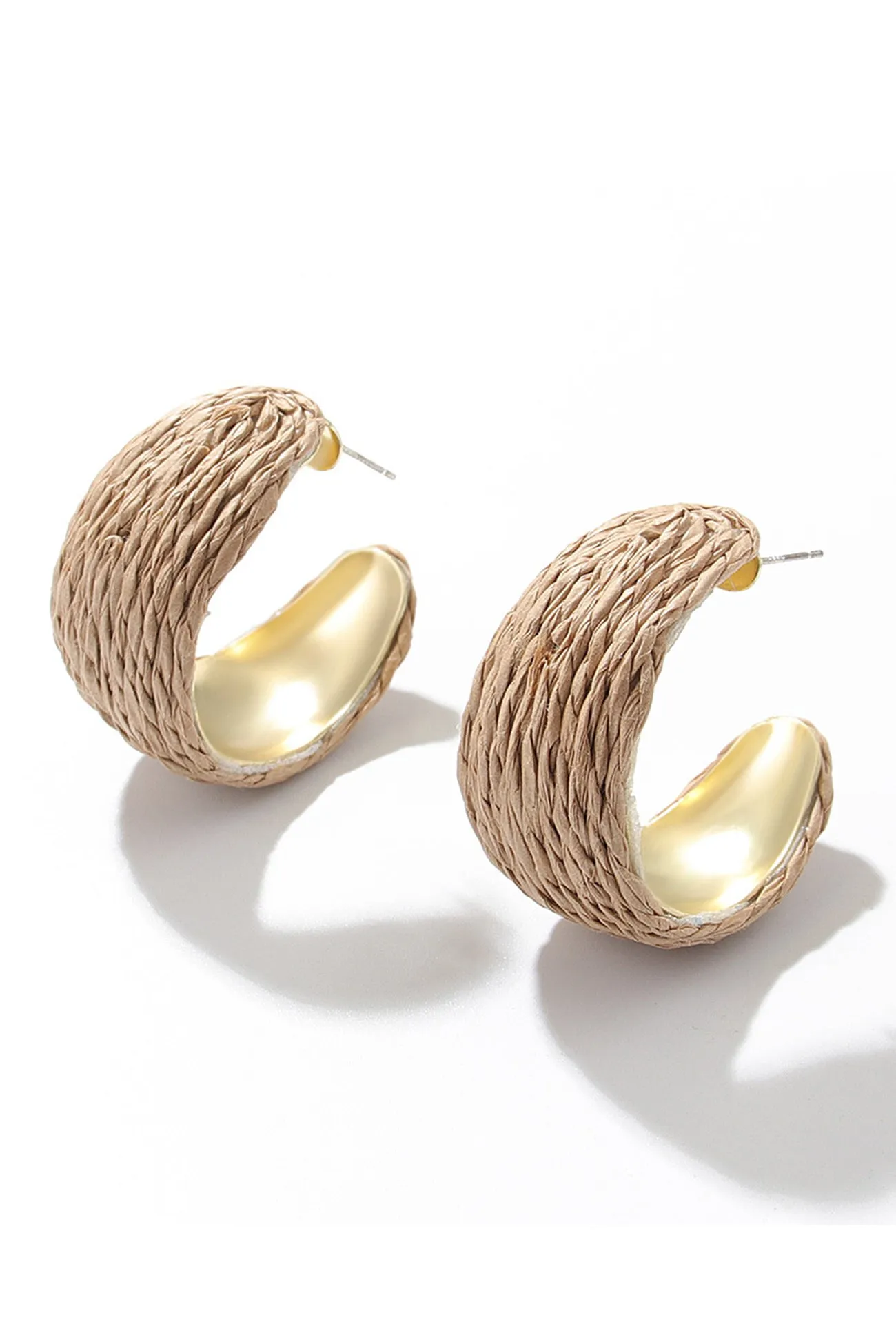 Loookus - Bohemian Raffia Handwoven Earrings