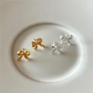 Loookus - Bow Simple Female Design Senior Sense Earrings