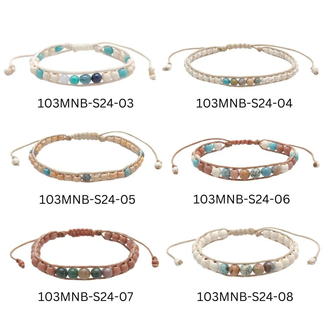 Lotus and Luna Men's Single Drifter Bracelets