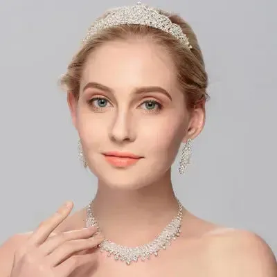 LOVCIA Enchanting Silver Majesty Jewelry Set for Women