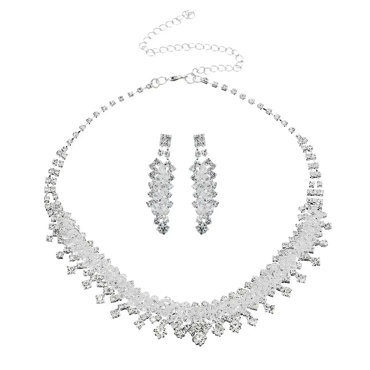 LOVCIA Enchanting Silver Majesty Jewelry Set for Women