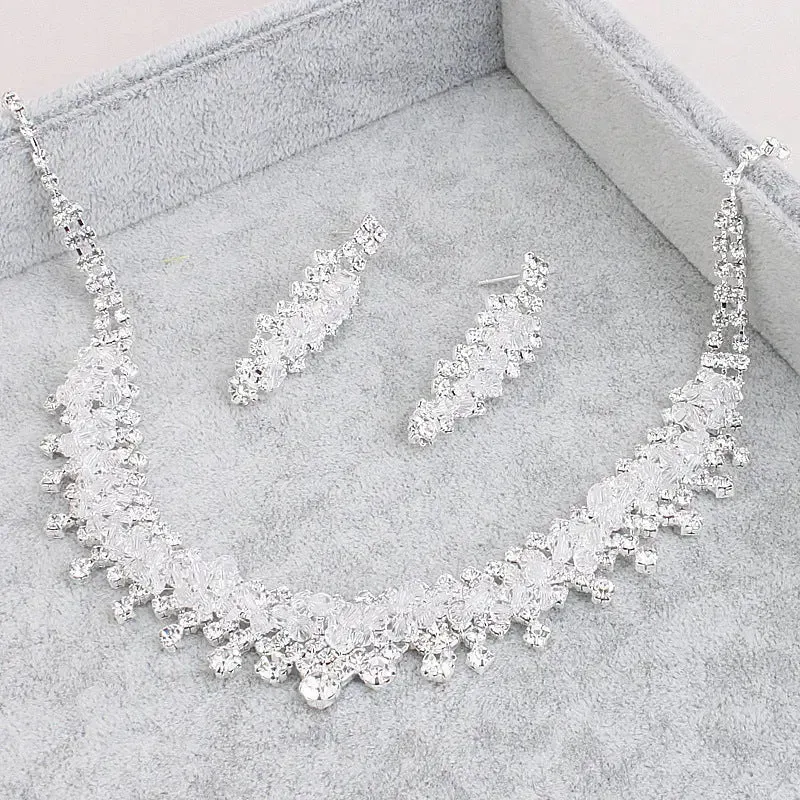 LOVCIA Enchanting Silver Majesty Jewelry Set for Women