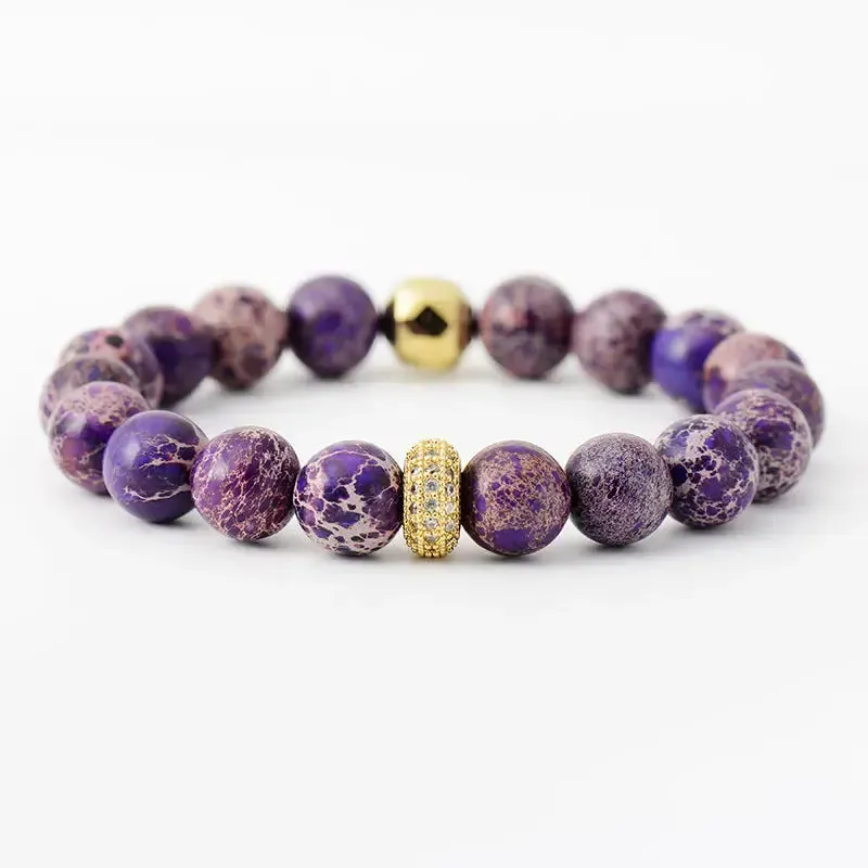 LOVCIA Natural Stone Beaded Bracelet
