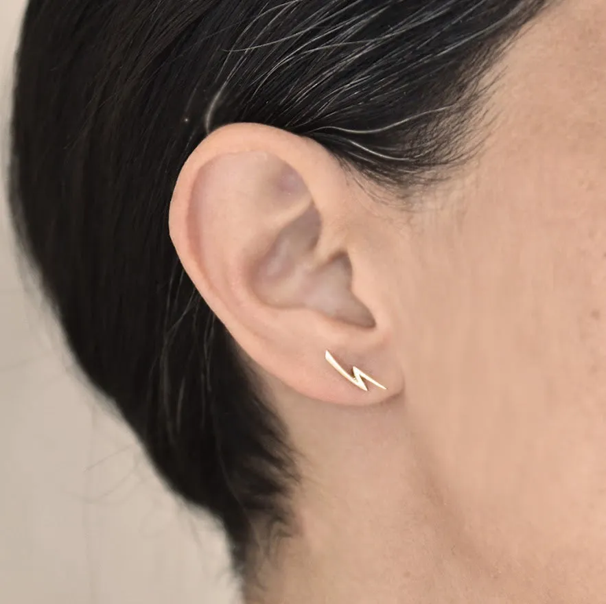 <!--ER941-->lightning bolt studs