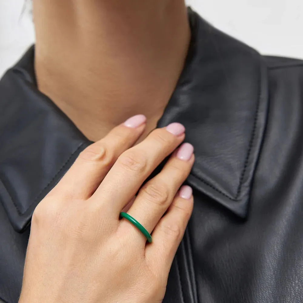 LULU Copenhagen Colour Ring Enamel -  Green