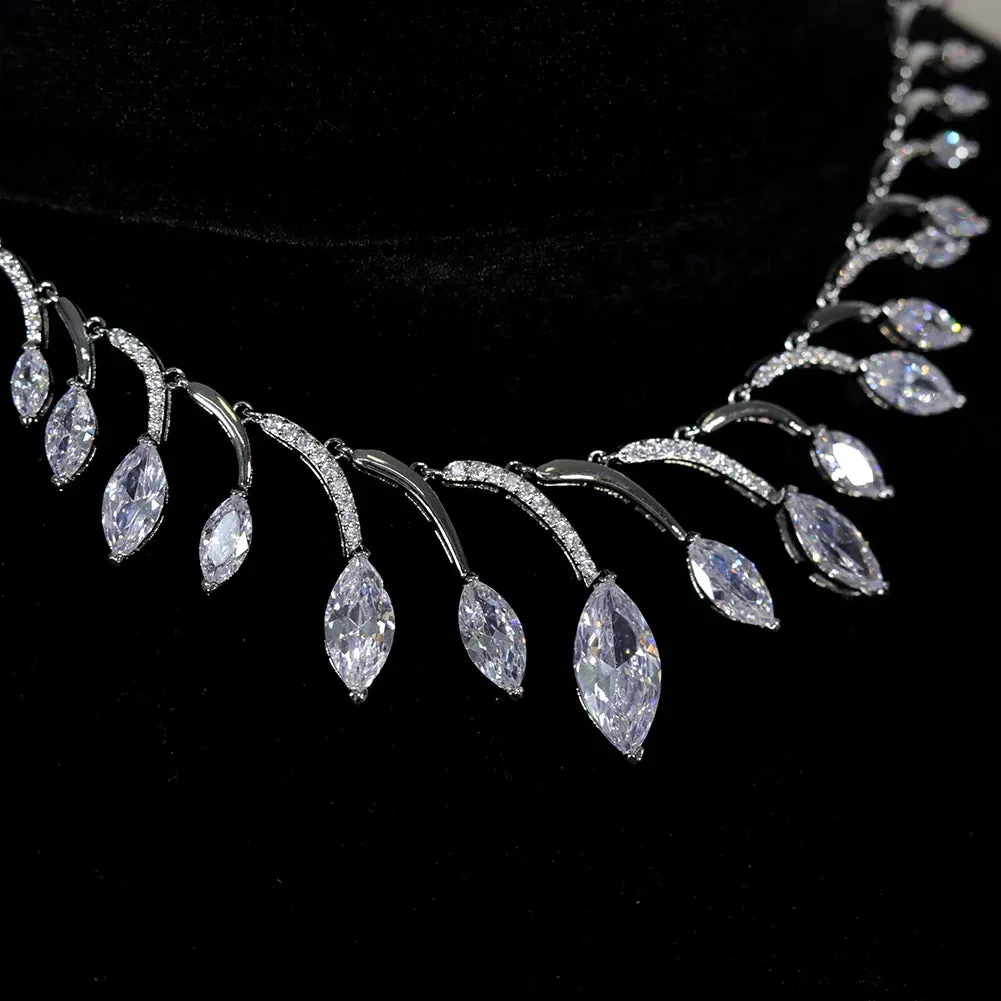Luxury African Bridal Jewelry Set – Round Necklace and Earrings for Weddings and Parties