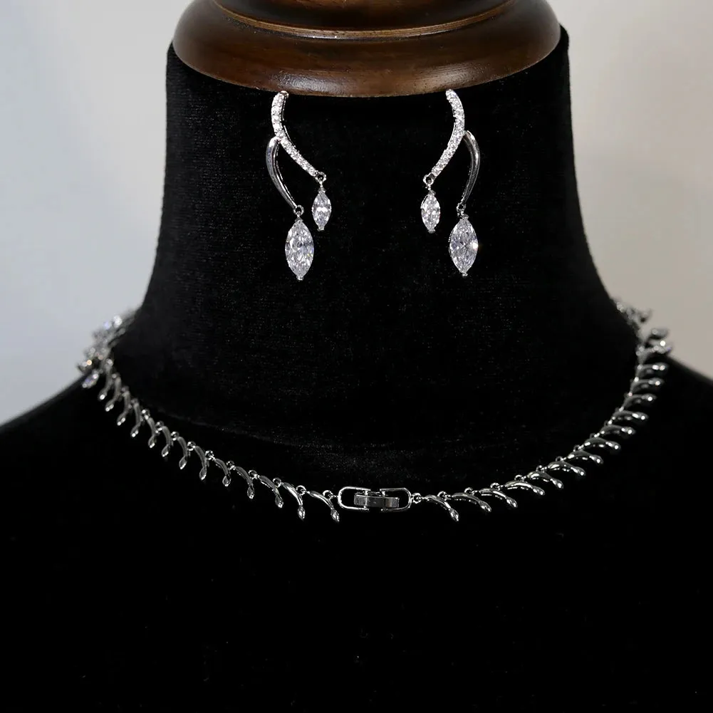 Luxury African Bridal Jewelry Set – Round Necklace and Earrings for Weddings and Parties
