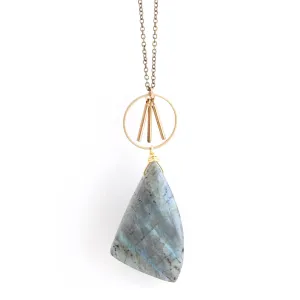 Mac Necklace - Labradorite