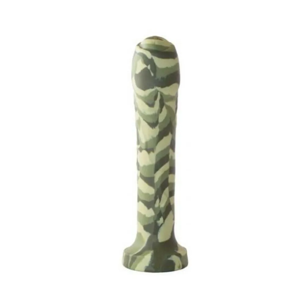 Major Dick Commando Uncut Green Camo Dong