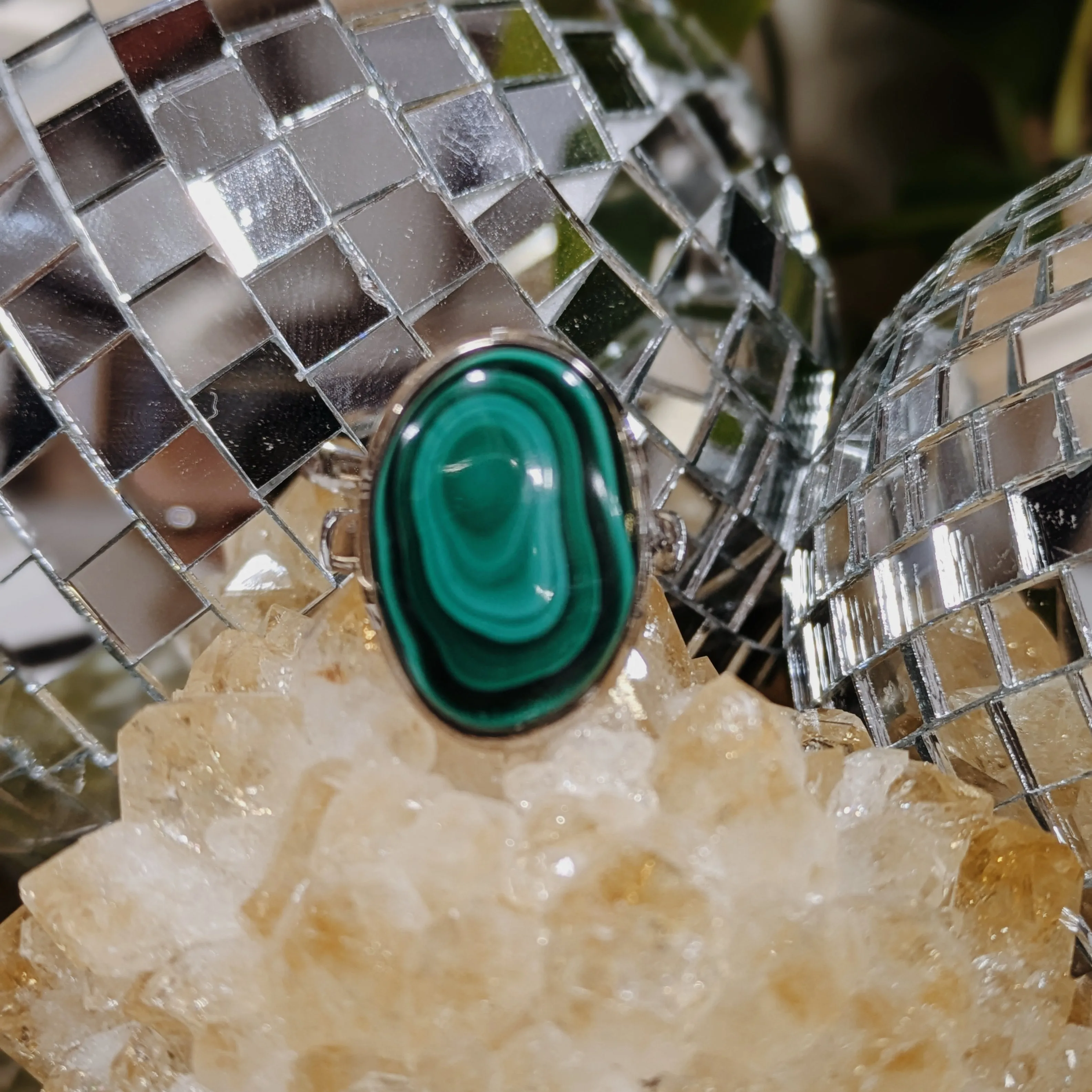 Malachite Rings | Sterling Silver