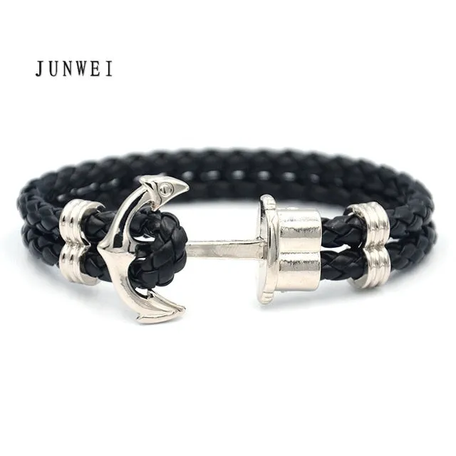 Men Anchor Bracelet  Made of Nylon