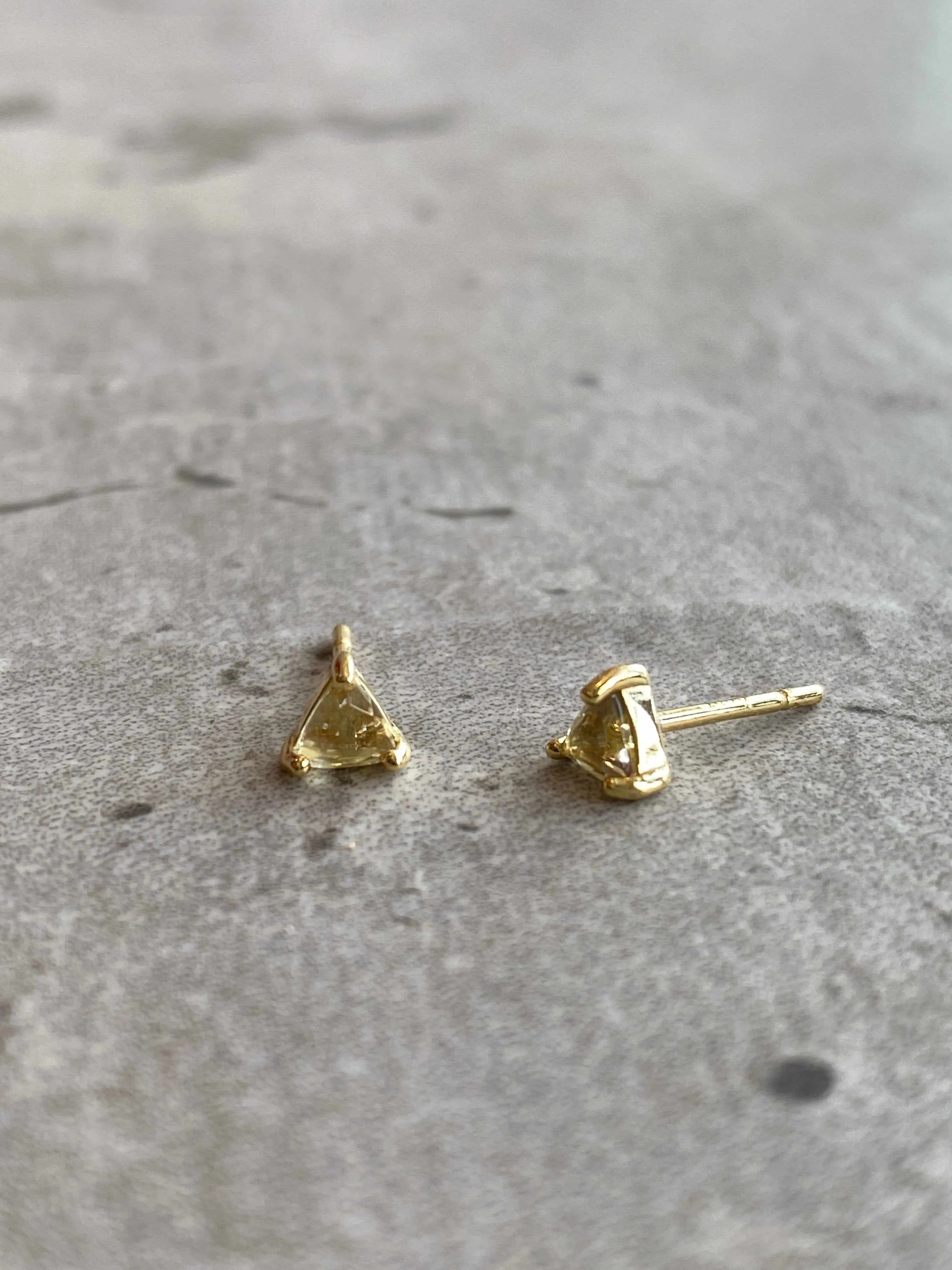 Mini Energy Gem Stud Earring