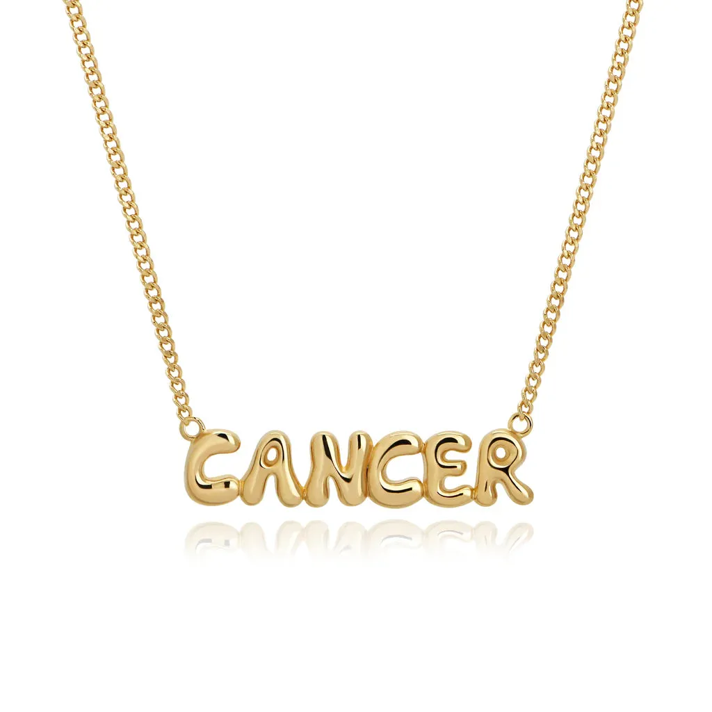Mod   Jo Cosmo Bubble Zodiac Pendant Necklace - Multiple Options