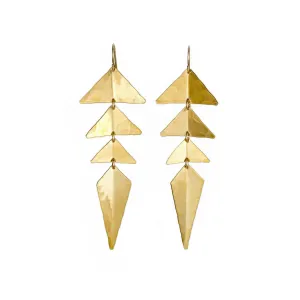 •MOKI• gold dangle earrings