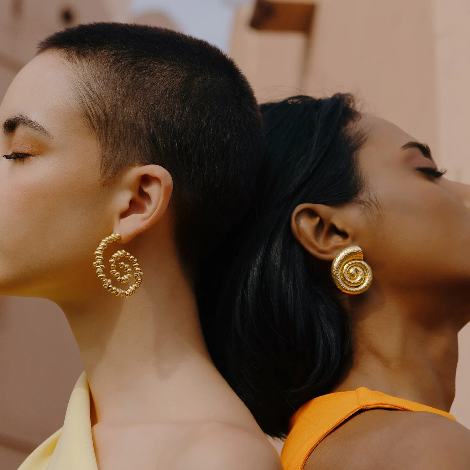 Molten Dance of Flames Earrings