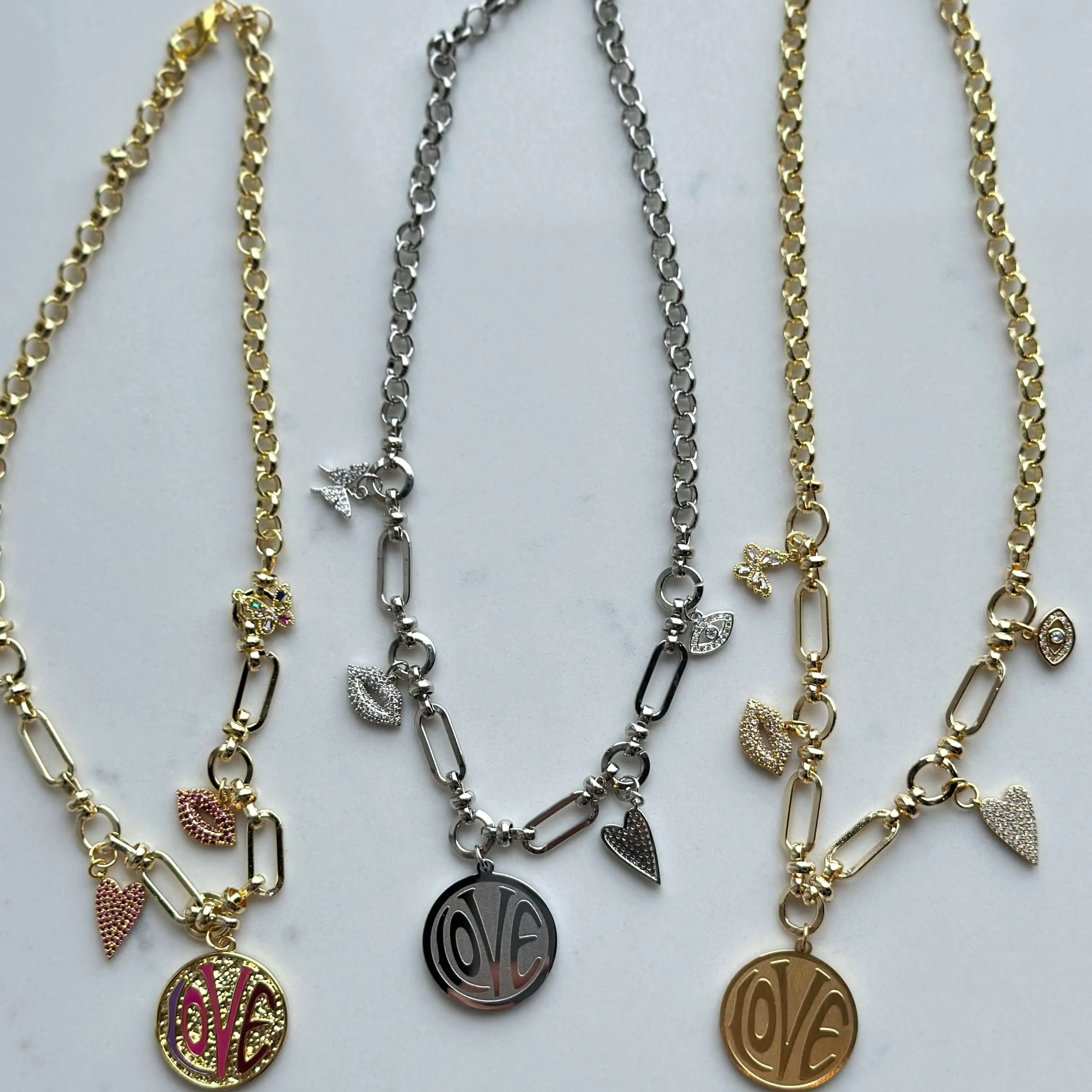 Monique Love Is All Around Necklace - Rainbow