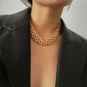 Multi-layered chain necklace - Sujru
