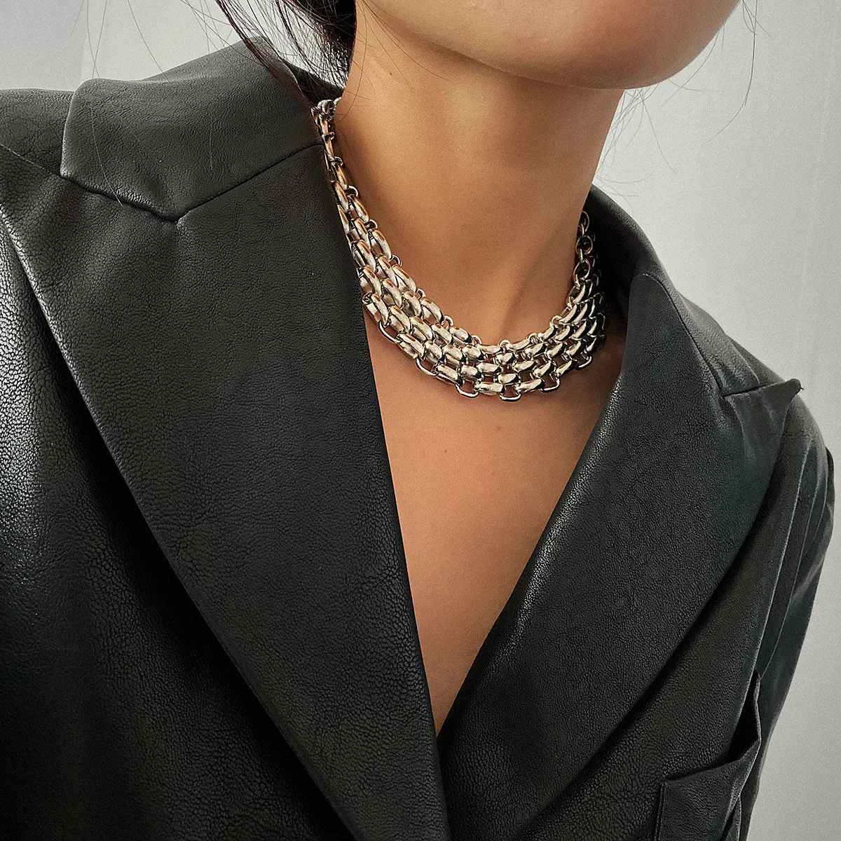 Multi-layered chain necklace - Sujru