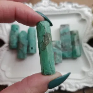 Natural Amazonite Smokey Quartz Pendants