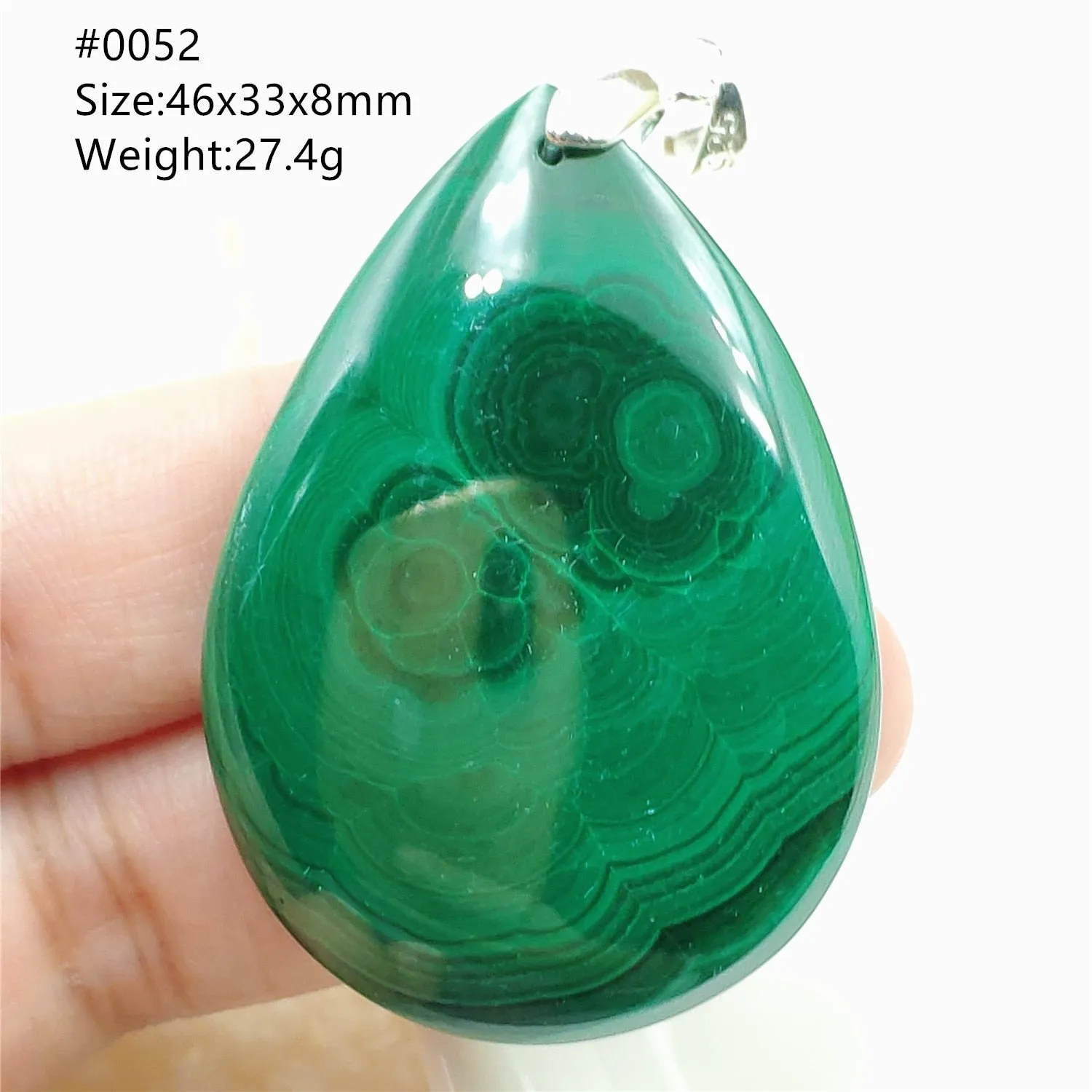 Natural Green Malachite Chrysocolla Bead Pendant Women Men Malachite Pendant Necklace Fashion Jewelry Gemstone AAAAAA