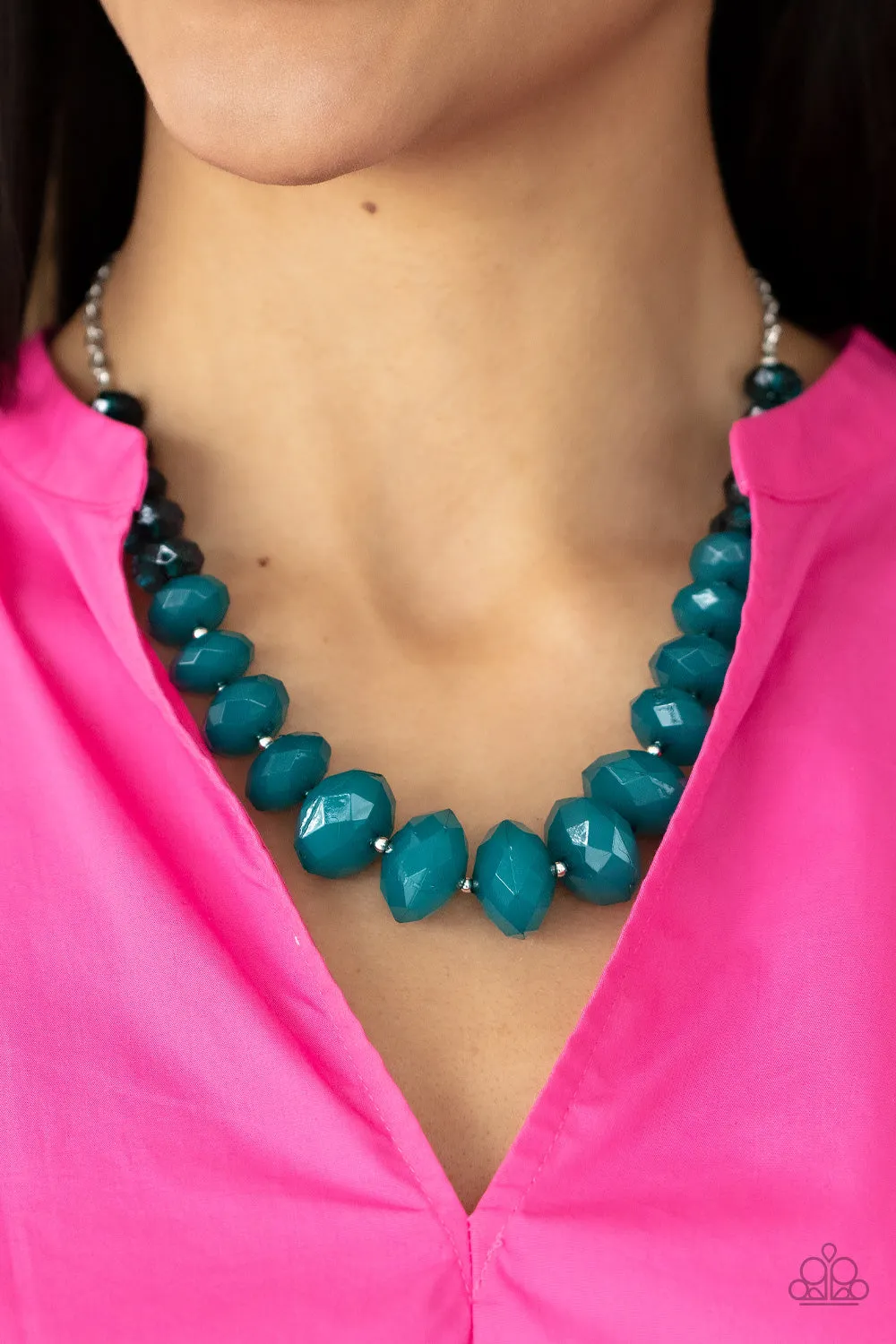 Necklaces Happy-GLOW-Lucky - Blue