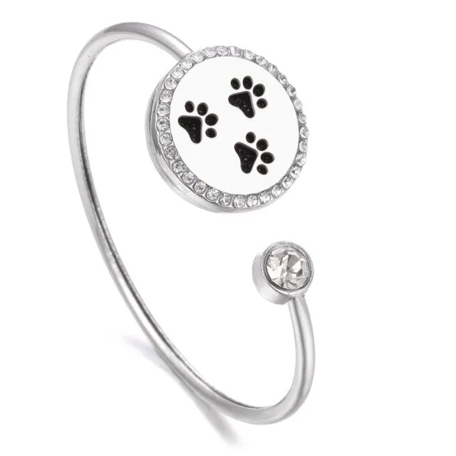 New Aromatherapy Bracelet Stainless Steel Aroma Diffuser Lockets Perfume Essential Oil Diffuser Bracelet Tree of Life Bracelets