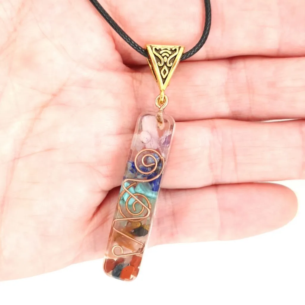 Orgonite Chakra Pendants