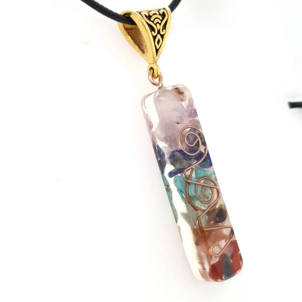 Orgonite Chakra Pendants