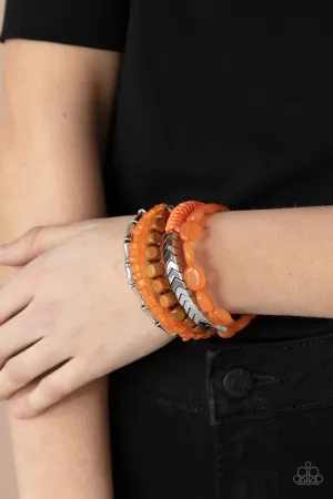 Outdoor Retreat - Orange - Paparazzi Accessories