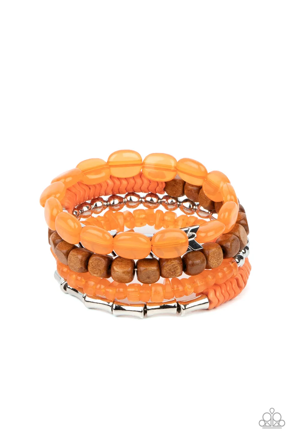 Outdoor Retreat - Orange - Paparazzi Accessories