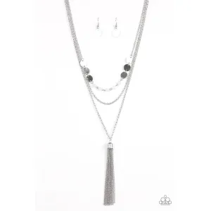 Paparazzi Celebration of Chic White Necklace & Earrings Set