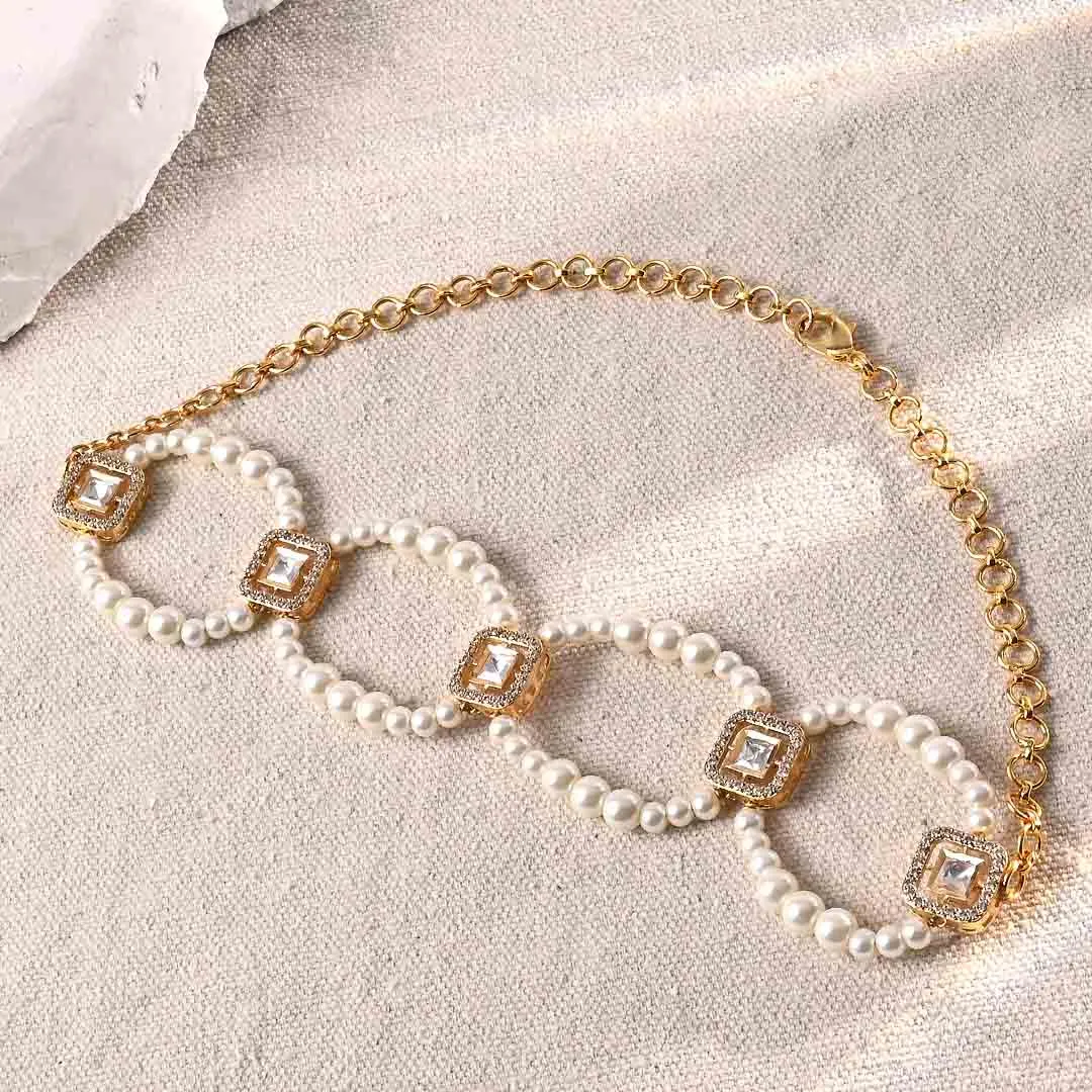 Pearl Choker Necklace - JUJBR23N33