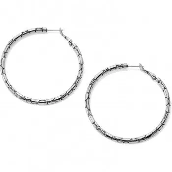 Pebble Large Hoops