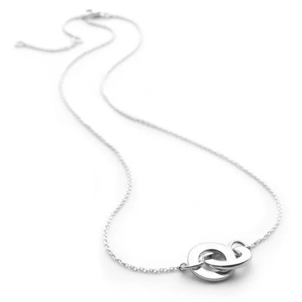 Personalised Interlocking Rings Necklace (CHN8131)