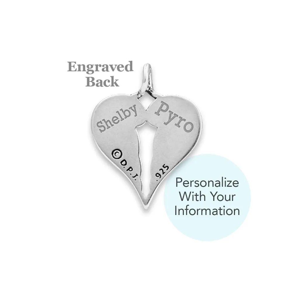 Personalized Rat Terrier Angel Necklace