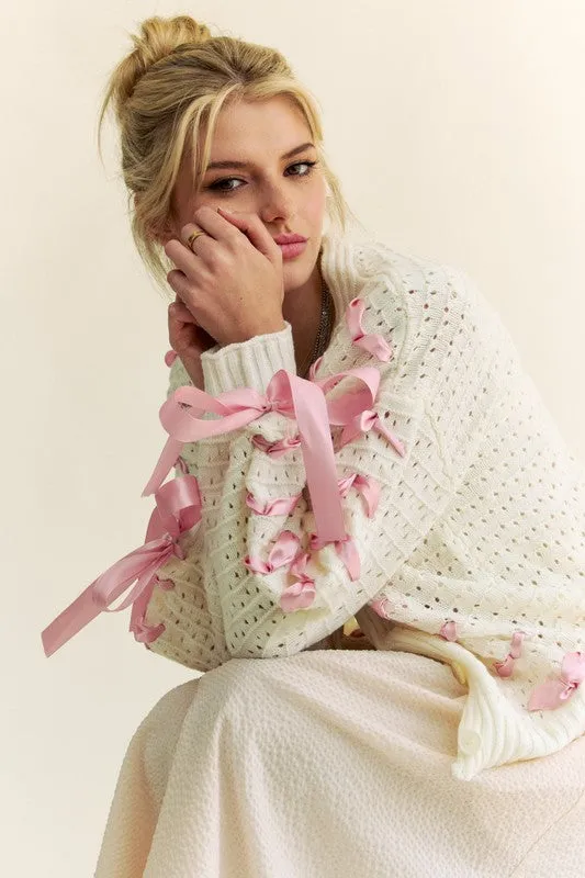Pink Ribbon Sweater-9941