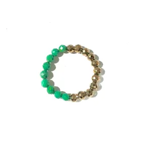 Pyrite Beaded Bracelets by April Martin