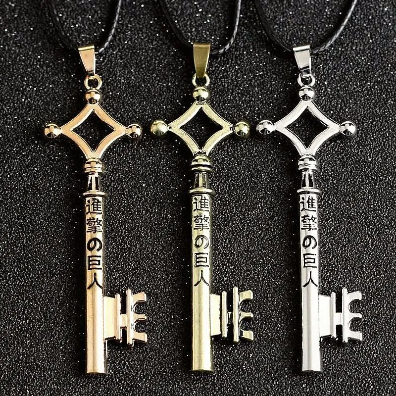 "KEY TO THE PAST" - Eren Yeager Necklace | 3 options - AOT Anime