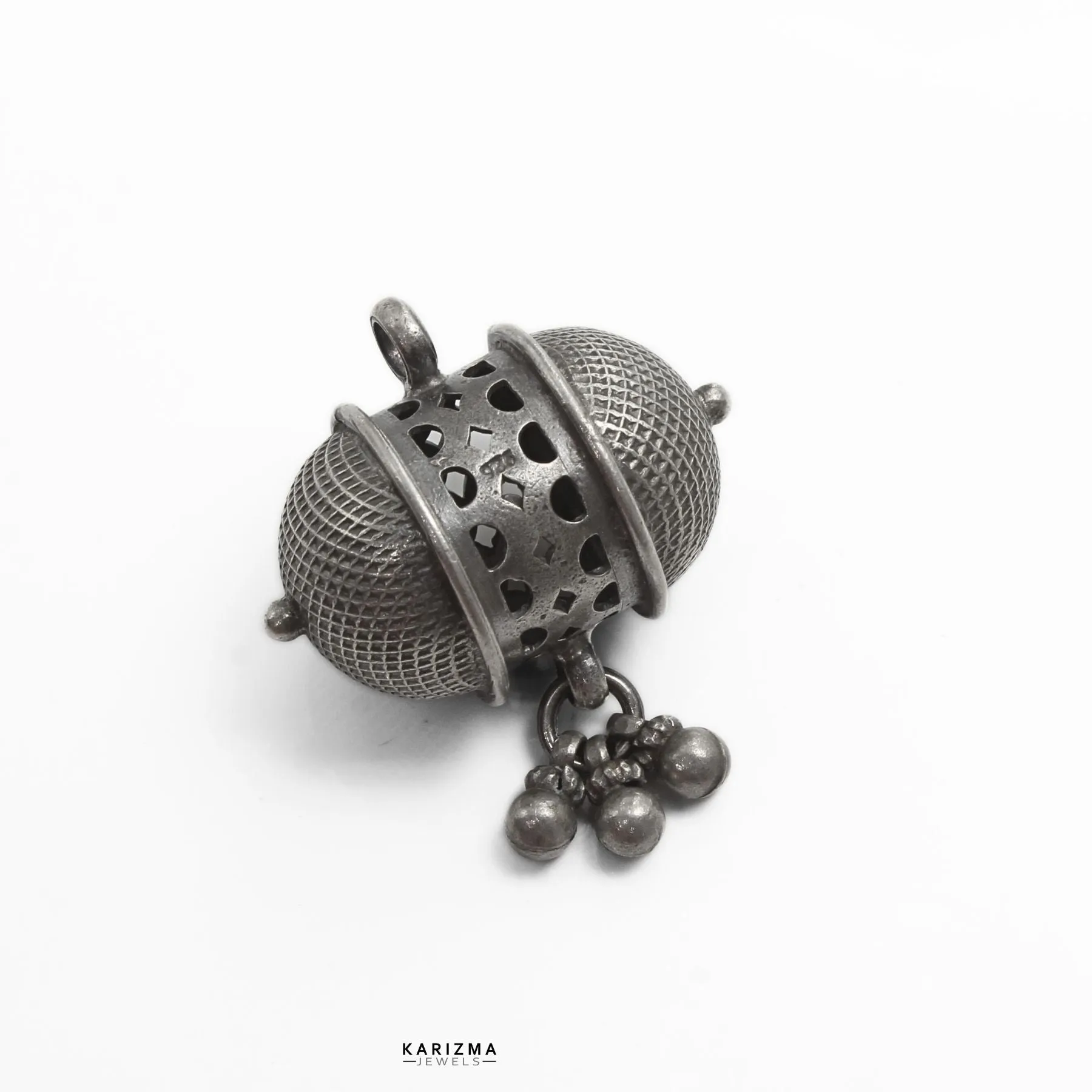 Rajasthani Style 925 Sterling Silver Oxidized Women Pendant