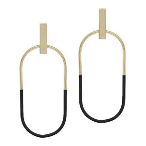 Ralph Black Earrings
