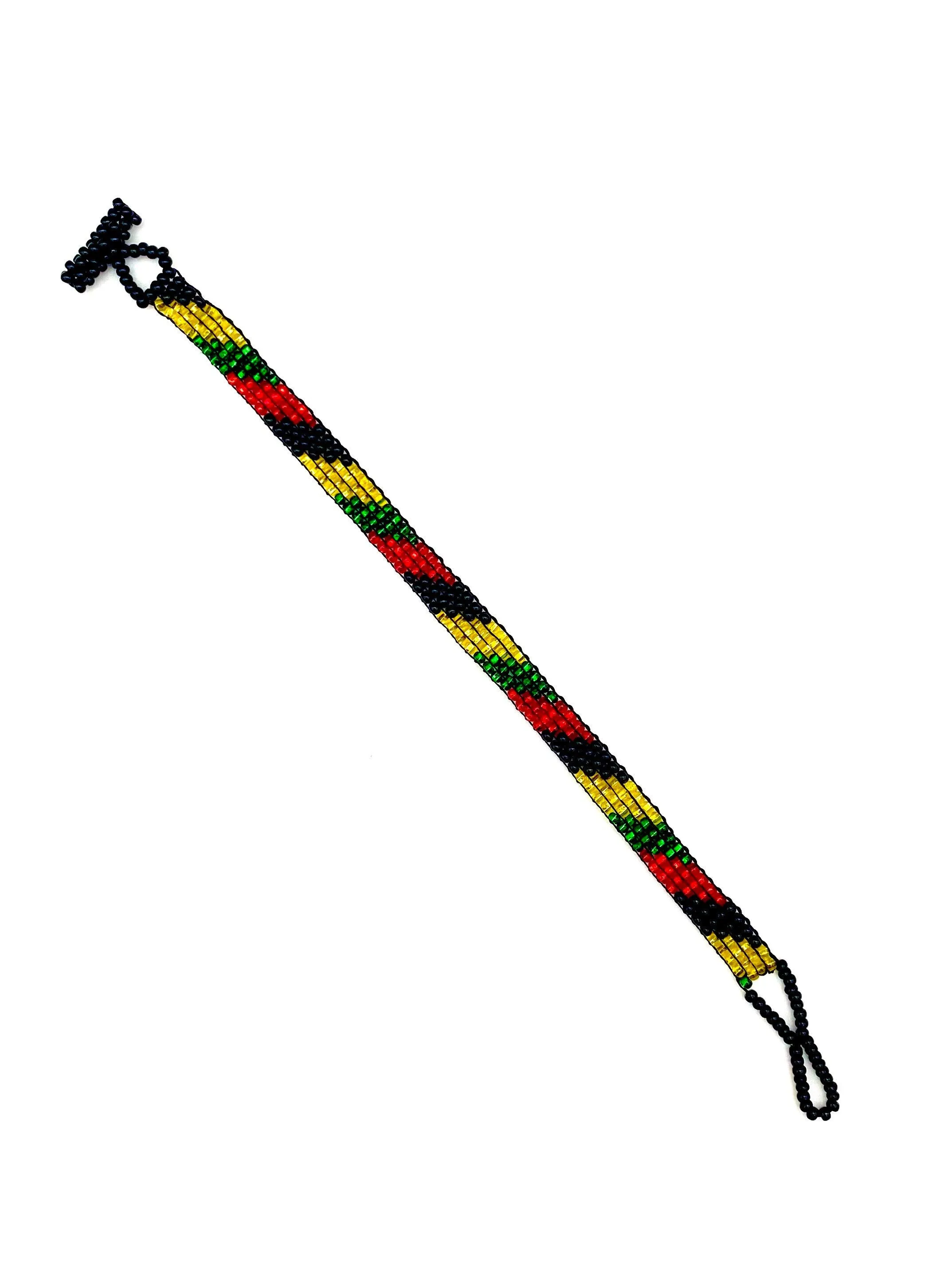 Rastafarian Skinny Boho Bracelet