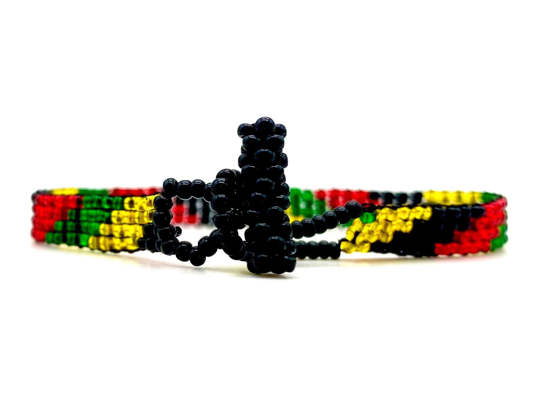 Rastafarian Skinny Boho Bracelet