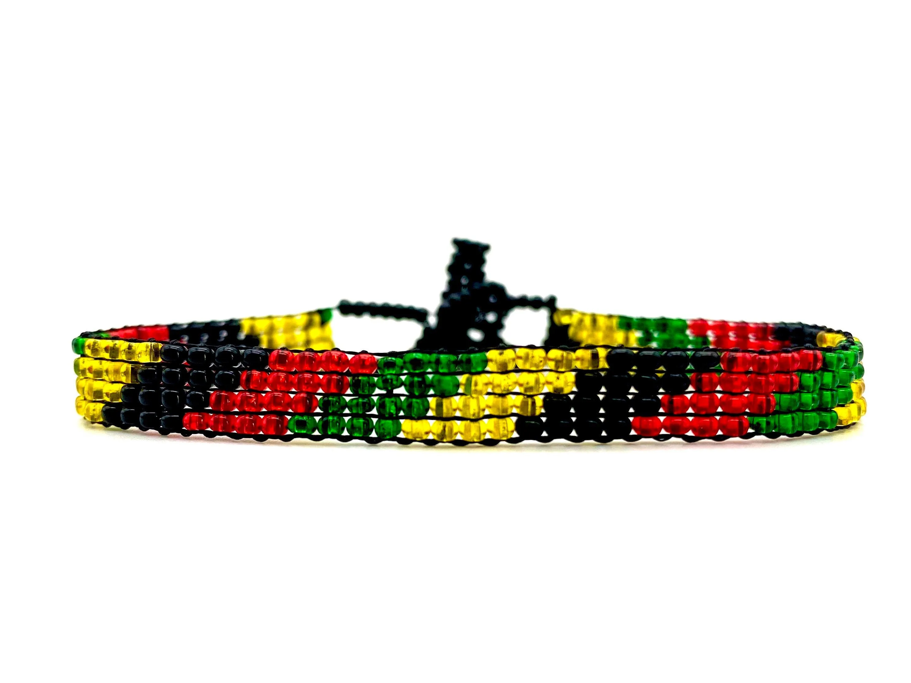 Rastafarian Skinny Boho Bracelet