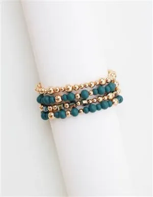 Ready For The Day Beaded Bracelet Set of 4