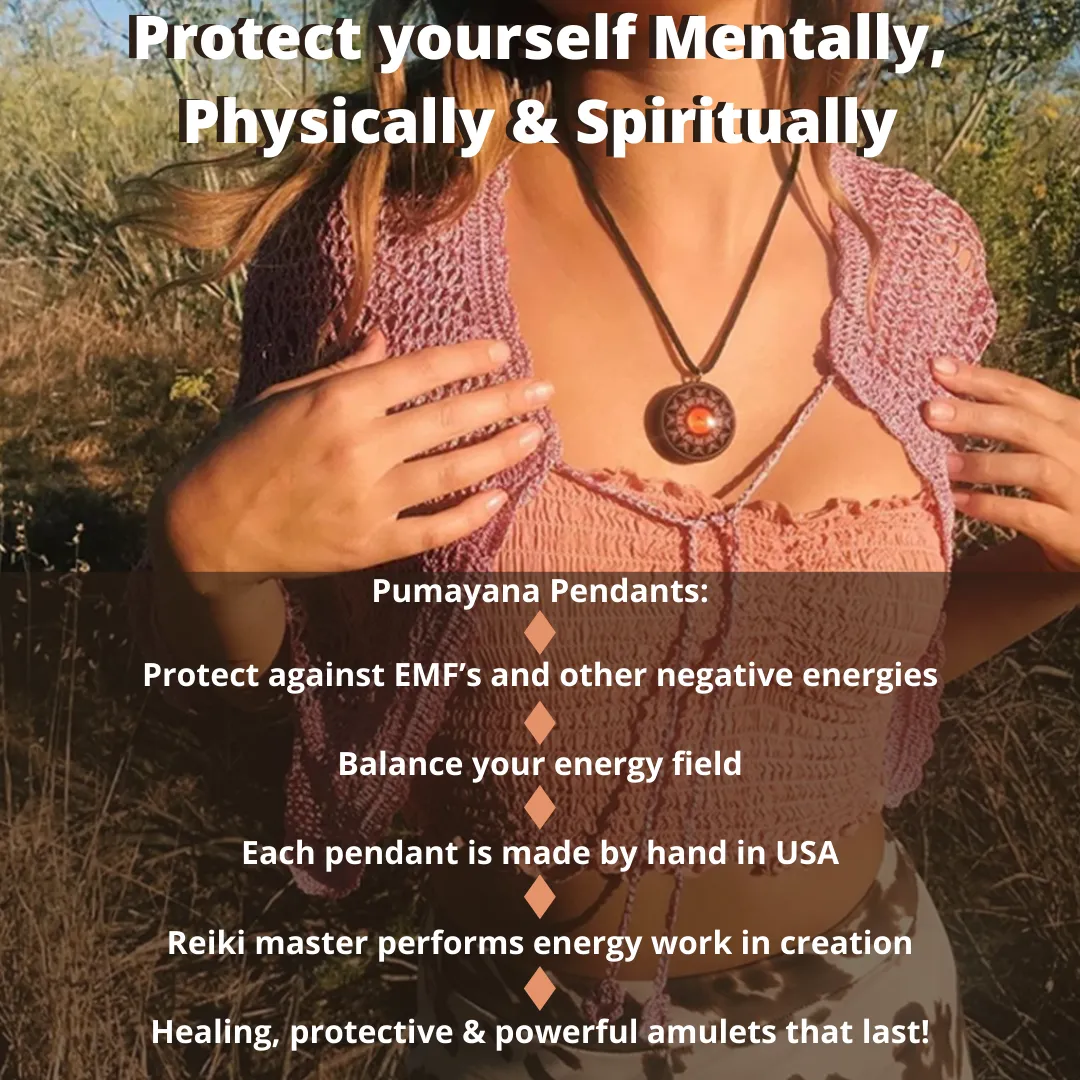 Root Chakra Pendant | Orgone Healing Pendant | 1st Chakra | Mooladhara