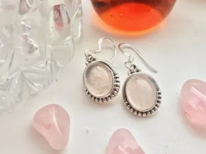 Rose Quartz Gala Earrings